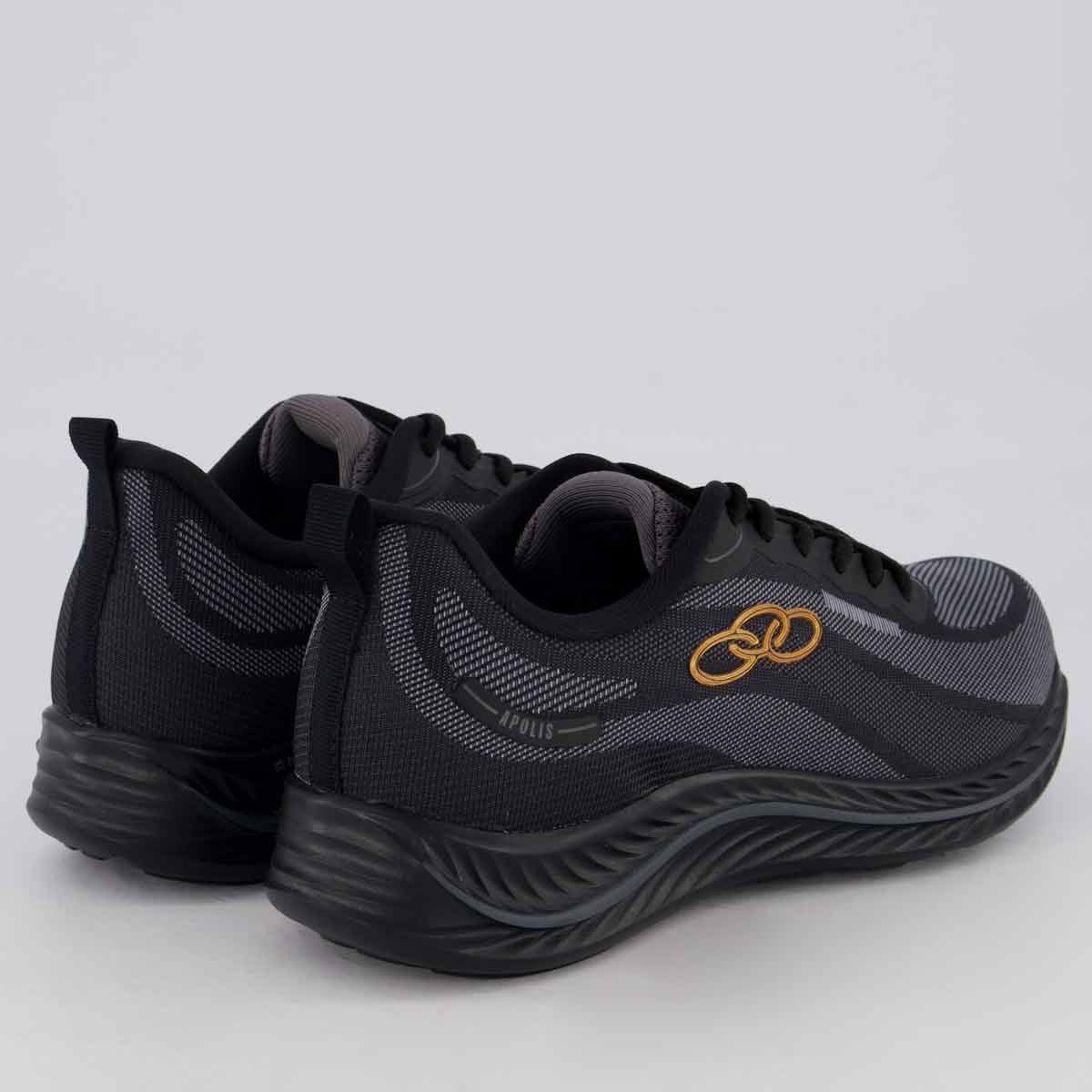 Tênis Olympikus Apolis Preto e Chumbo Preto/Chumbo 3