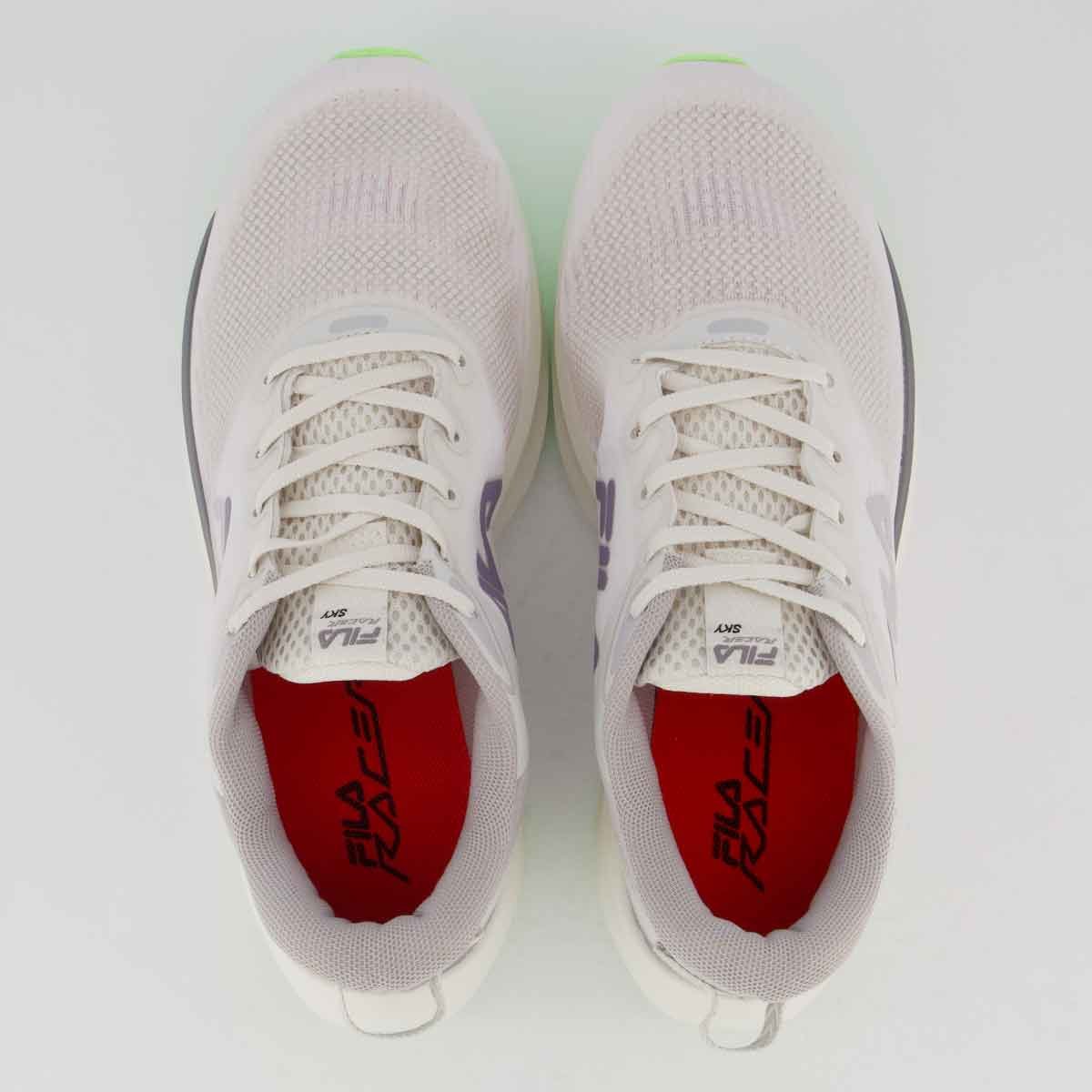 Tênis Fila Racer Sky Feminino Branco e Roxo Branco/Lilás 4