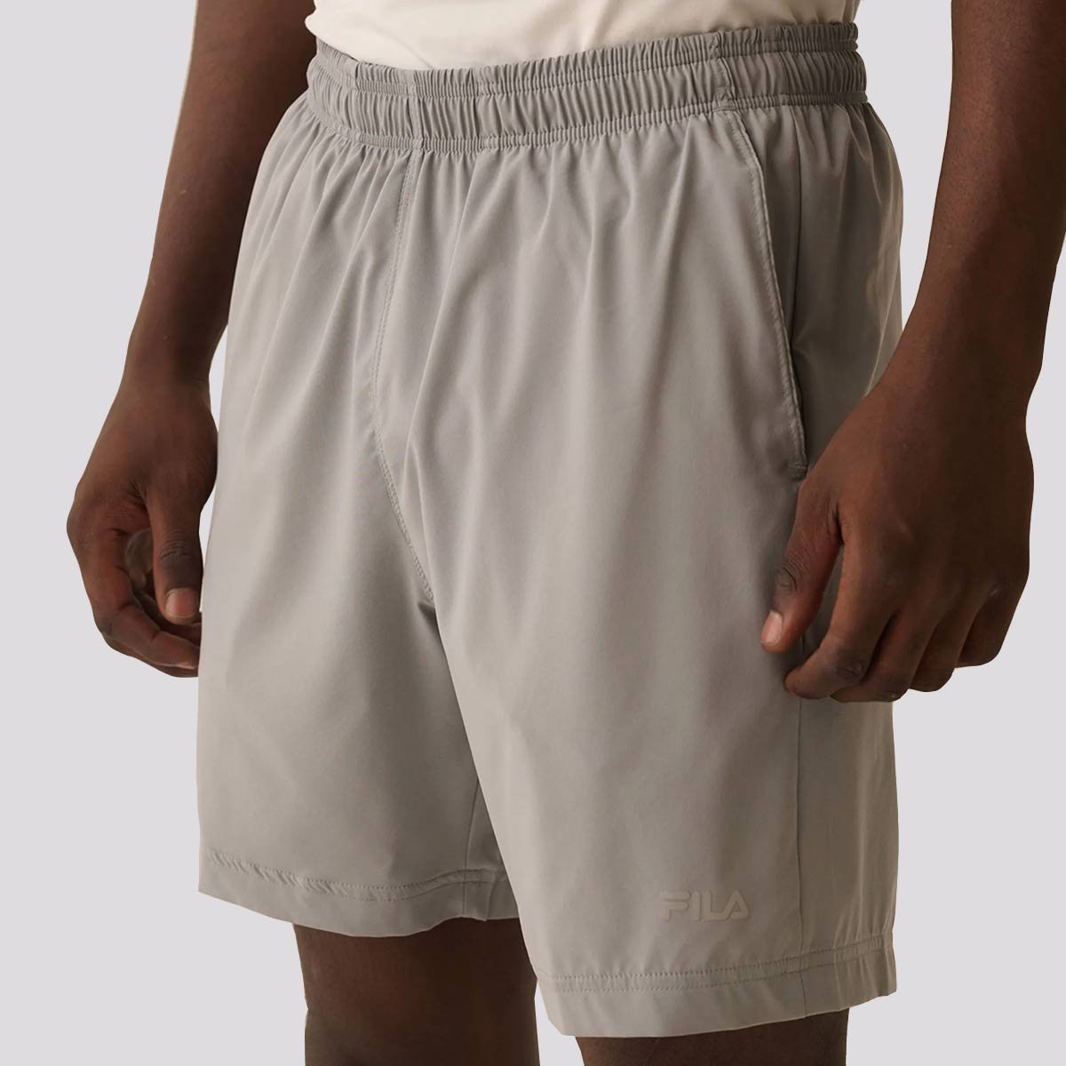Shorts Fila Diamond Core Run Cinza Medio Cinza 2