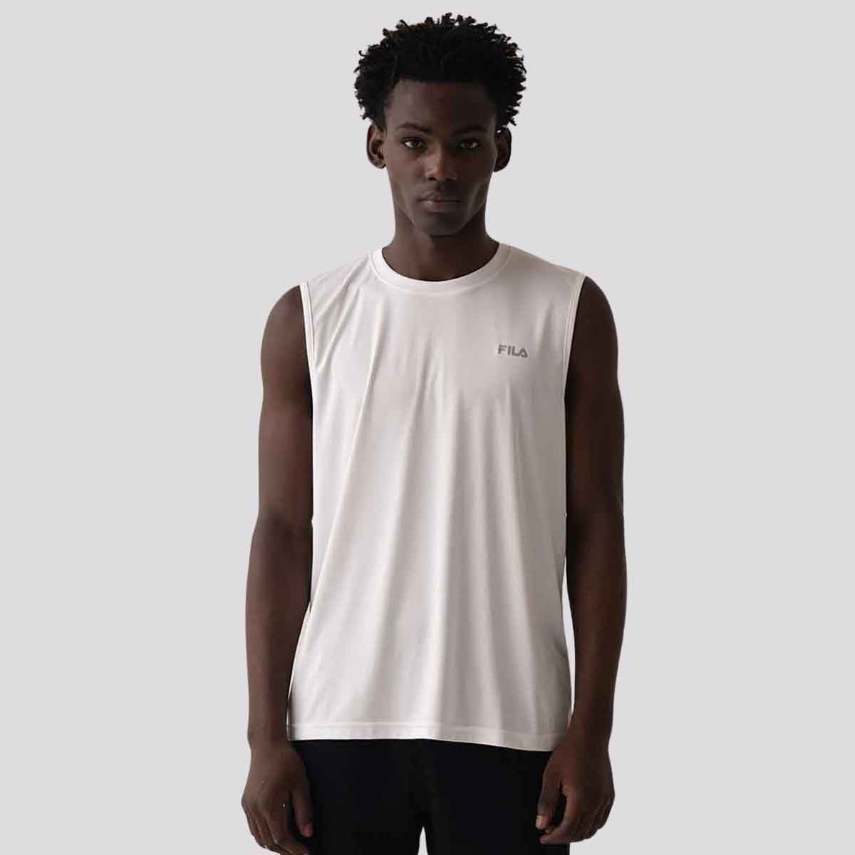 Regata Fila Basic Sports II Branco e Prata