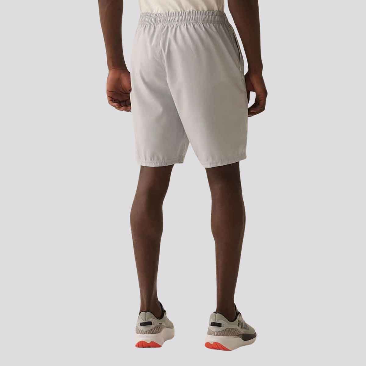 Bermuda Fila Train 7,5 Cinza Claro e Branco Cinza 2