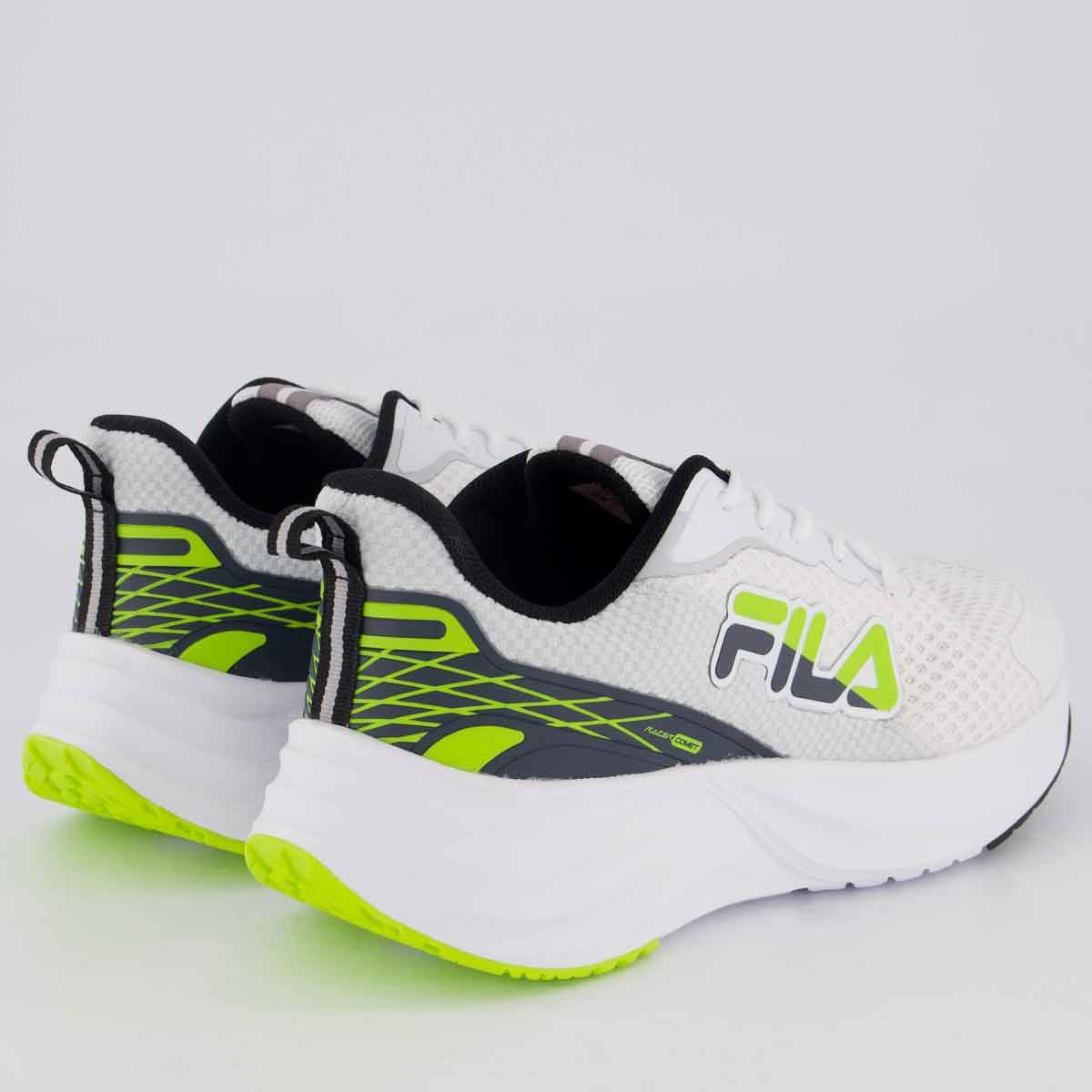 Tênis Fila Racer Comet Branco e Preto Branco/Preto 3