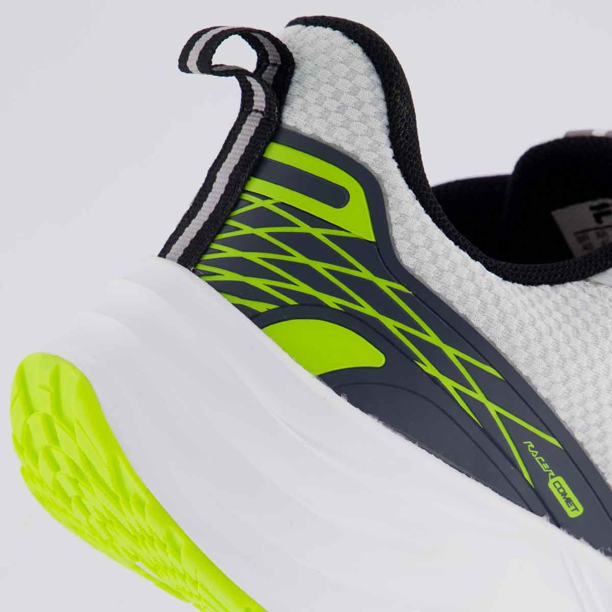 Tênis Fila Racer Comet Branco e Preto Branco/Preto 6