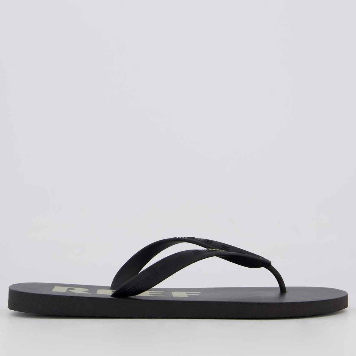 Chinelo Reef Seaside Preto Preto 2