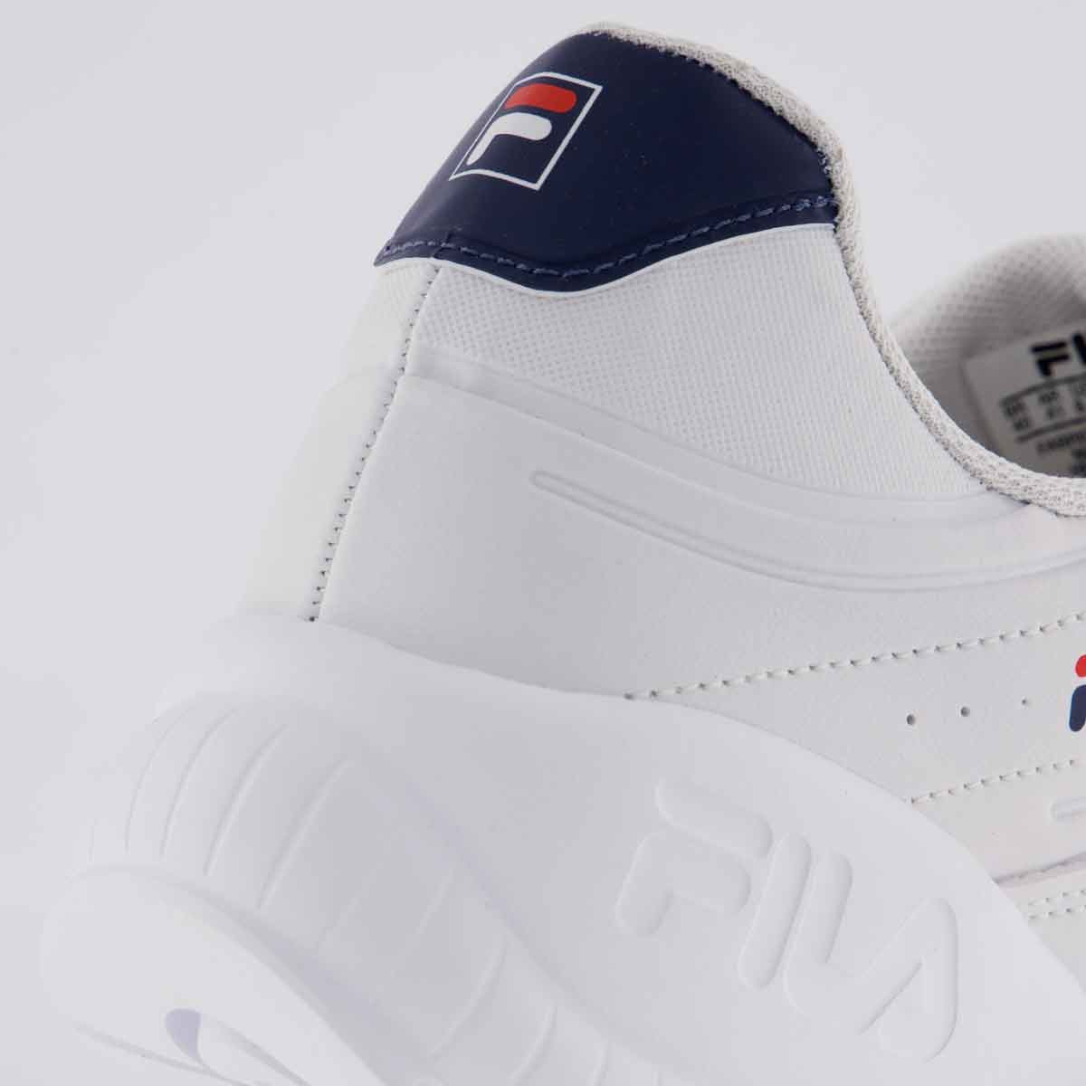 Tênis Fila Evolux Branco e Marinho Branco 6