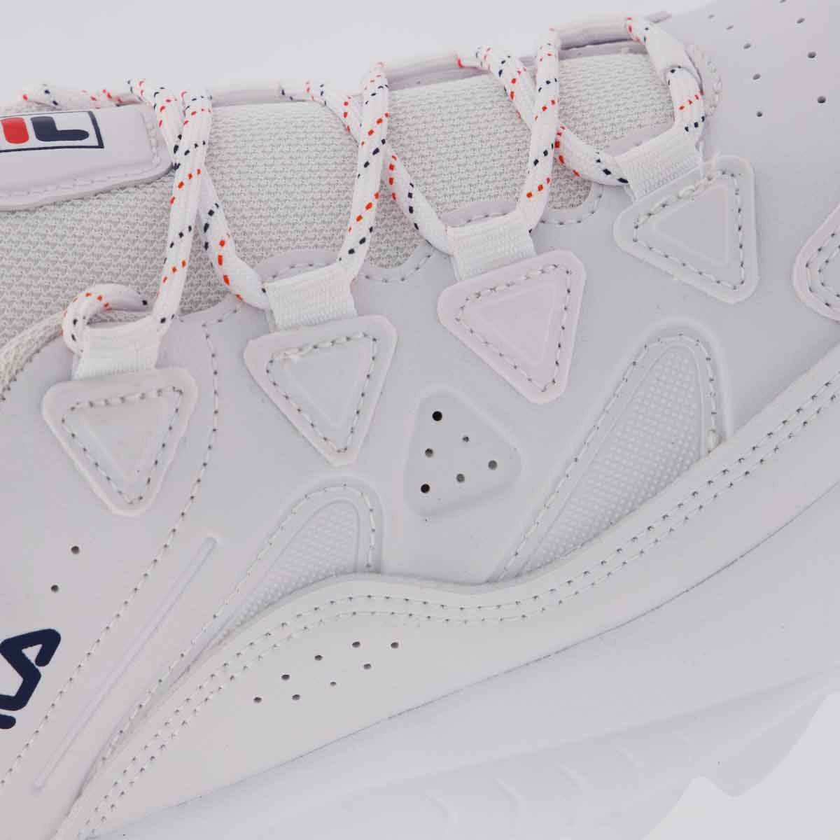 Tênis Fila Evolux Branco e Marinho Branco 7