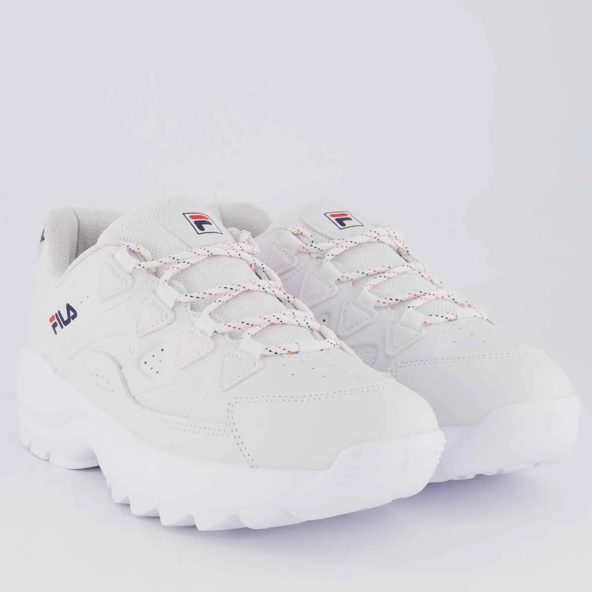 Tênis Fila Evolux Branco e Marinho Branco 2