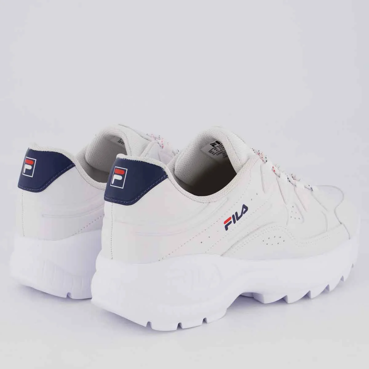 Tênis Fila Evolux Branco e Marinho Branco 3