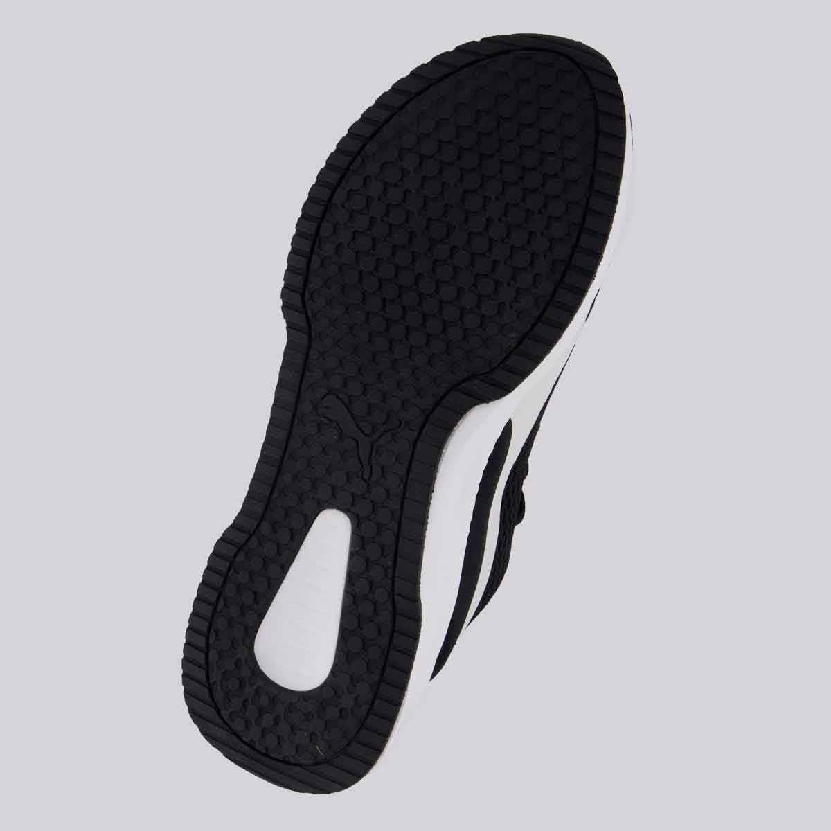 Tênis Puma Flyer Lite 3 BDP Feminino Preto e Branco Preto 5