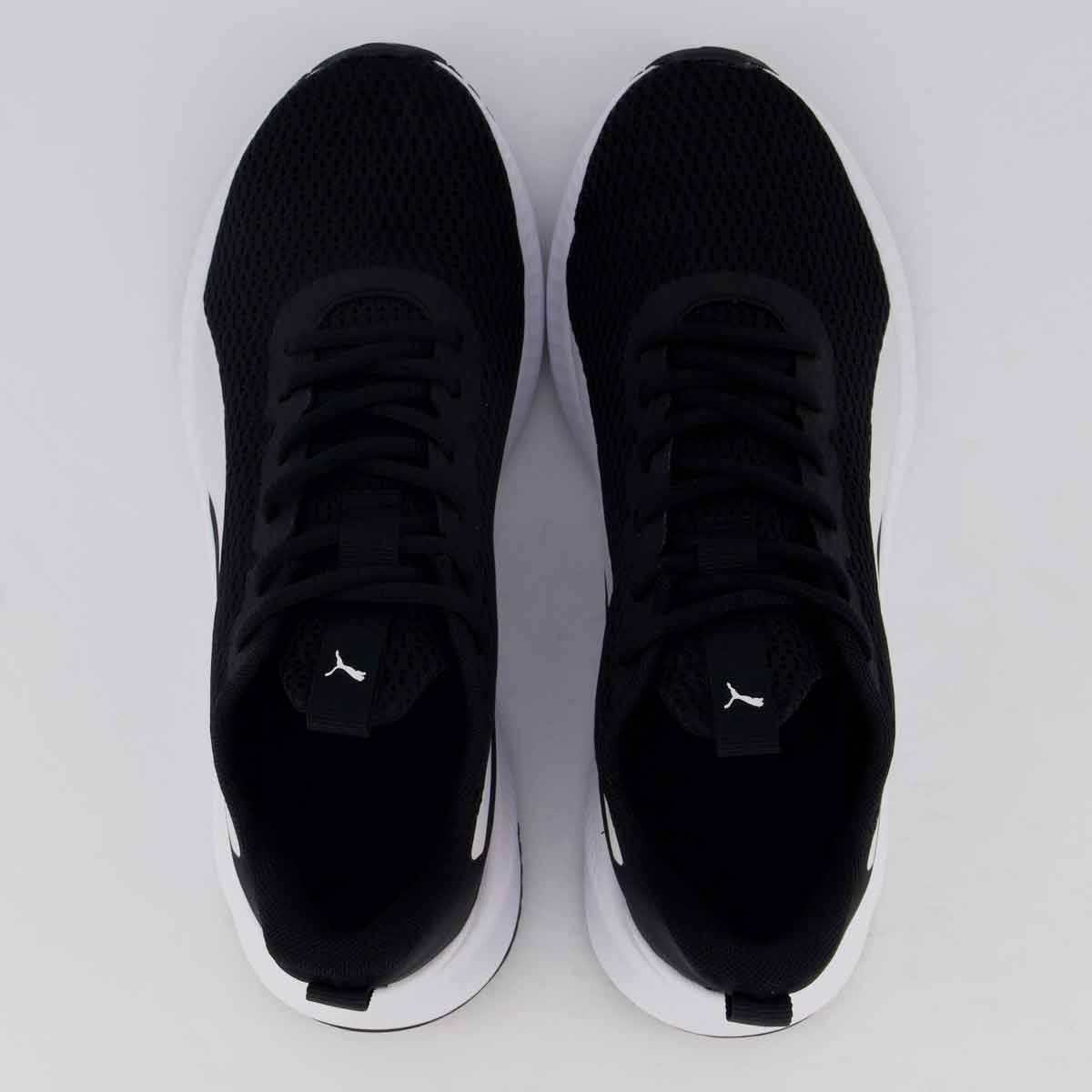 Tênis Puma Flyer Lite 3 BDP Feminino Preto e Branco Preto 4