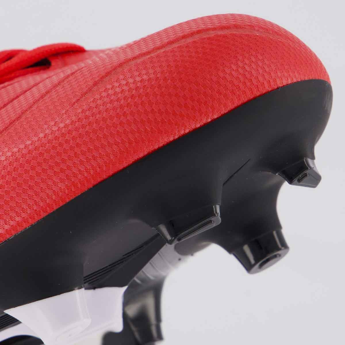 Chuteira Umbro Fifty VI Campo Vermelha e Preta Vermelho/Preto 8