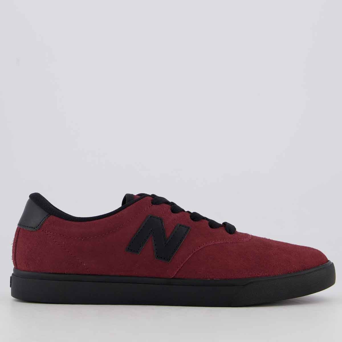 Tênis New Balance 55 Bordô e Preto Vermelho/Preto 1