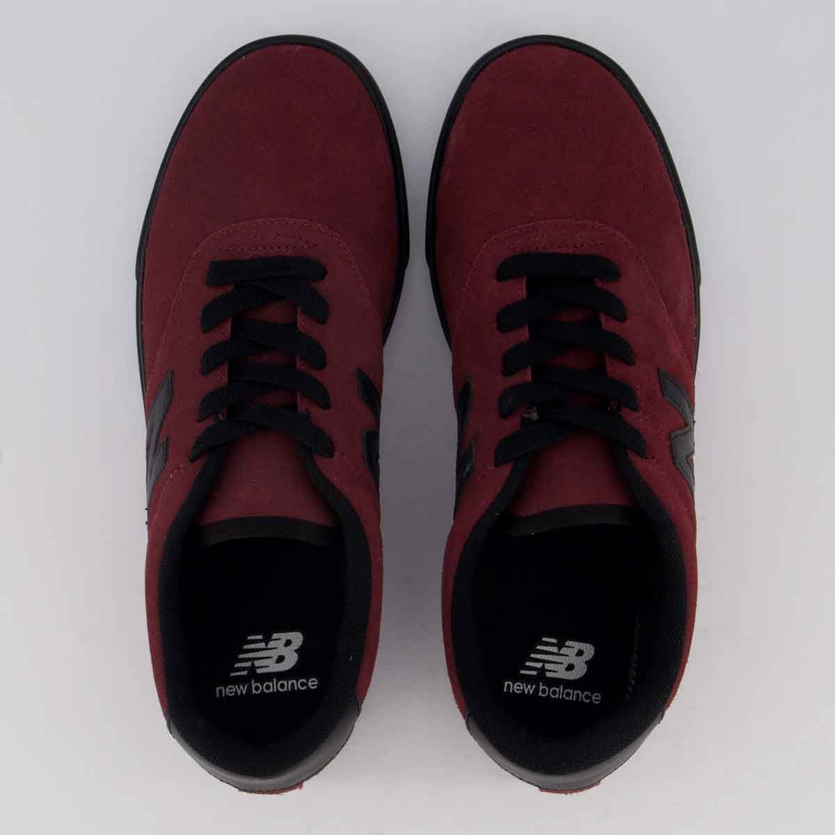 Tênis New Balance 55 Bordô e Preto Vermelho/Preto 4