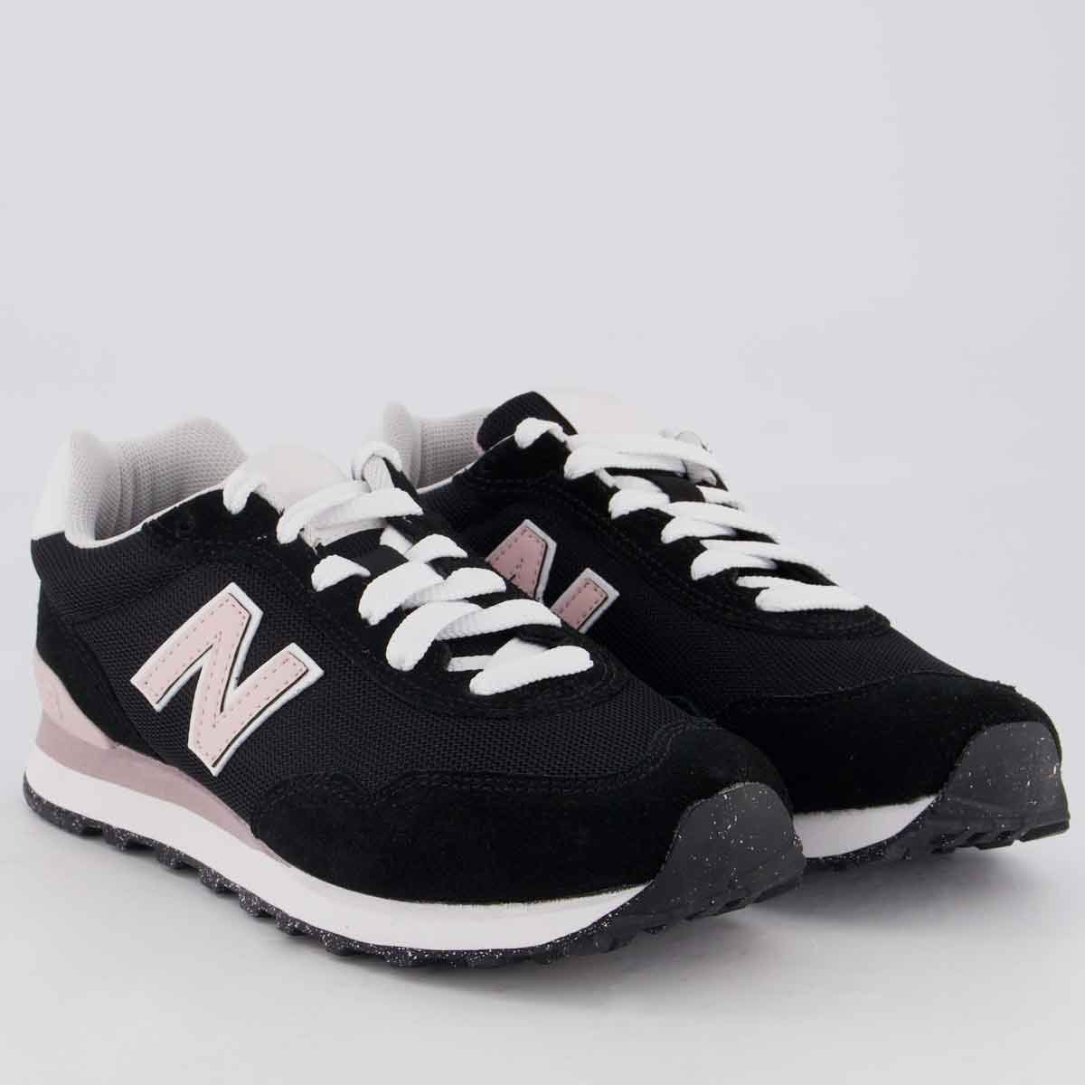 Tênis New Balance 515V2 Feminino Preto e Rosa Preto/Rosa 2