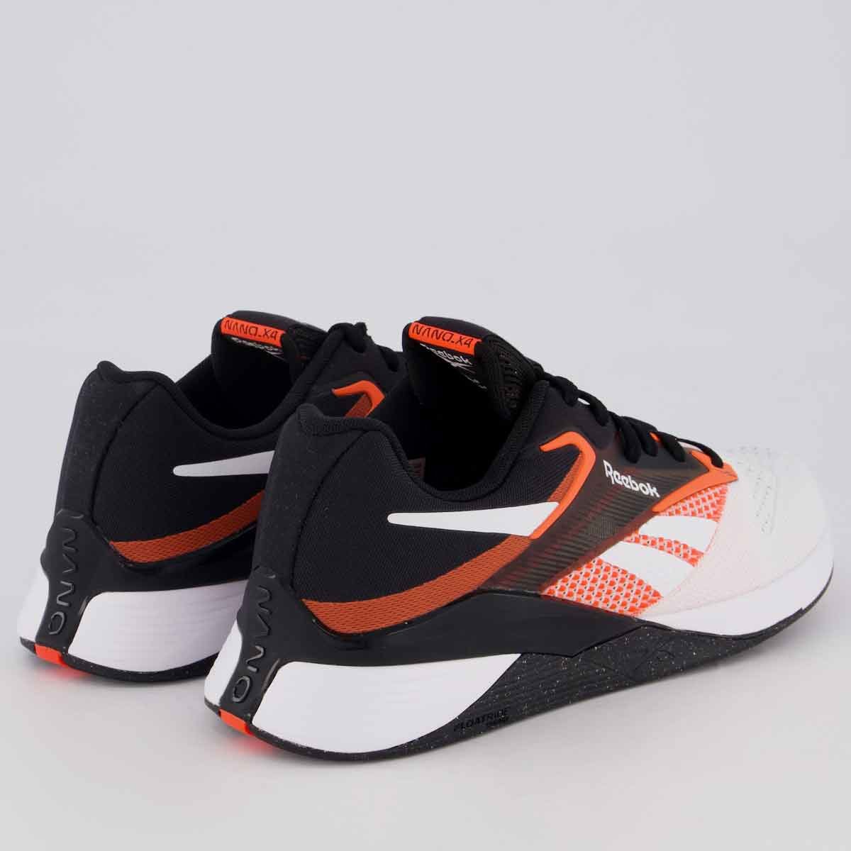Tênis Reebok Nano X4 Branco e Preto Branco/Preto 3