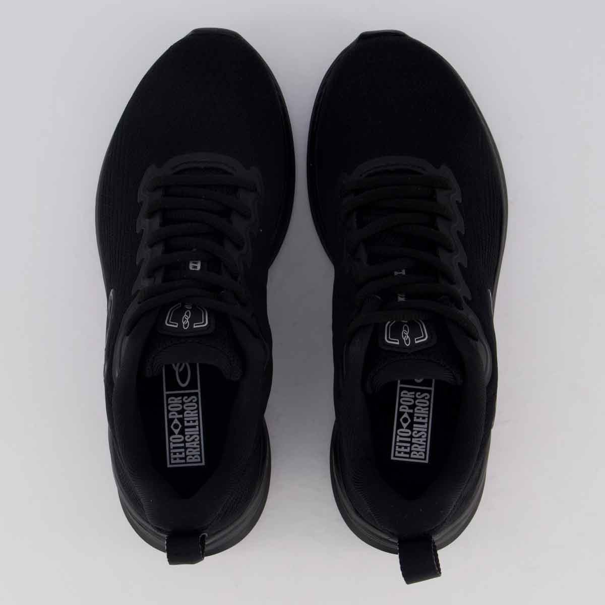 Tênis Olympikus Marte Juvenil All Black Preto 4