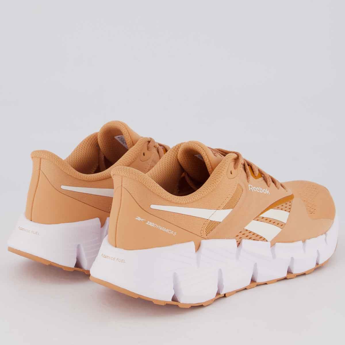 Tênis Reebok Zig Dynamica 5 Feminino Rosa Bege 3