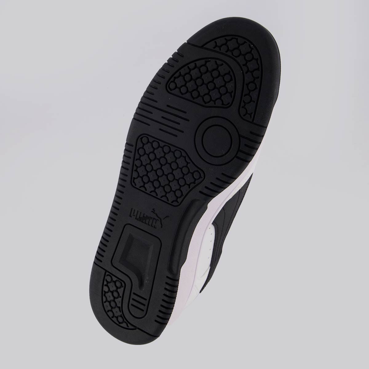 Tênis Puma Rebound V6 Low Branco e Preto Branco/Preto 5