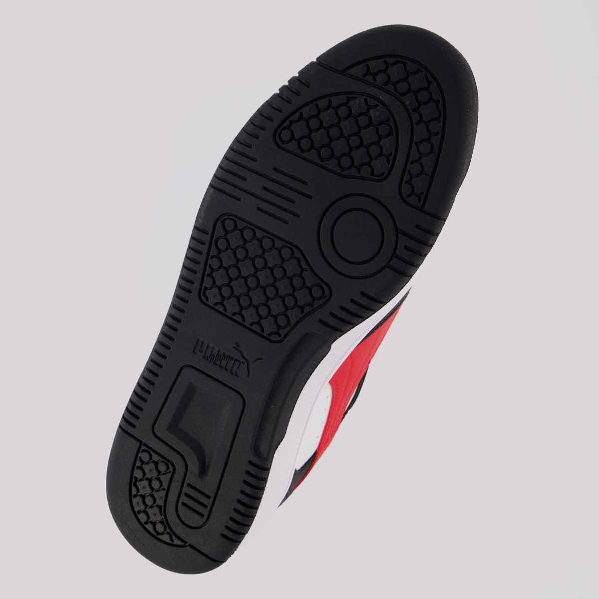 Tênis Puma Rebound V6 Low Branco e vermelho Branco/Vermelho 5