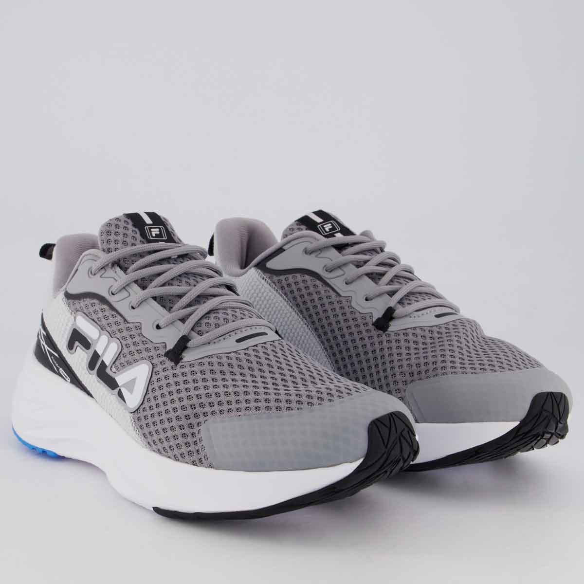 Tênis Fila Racer Comet Cinza e Preto Cinza/Preto 2