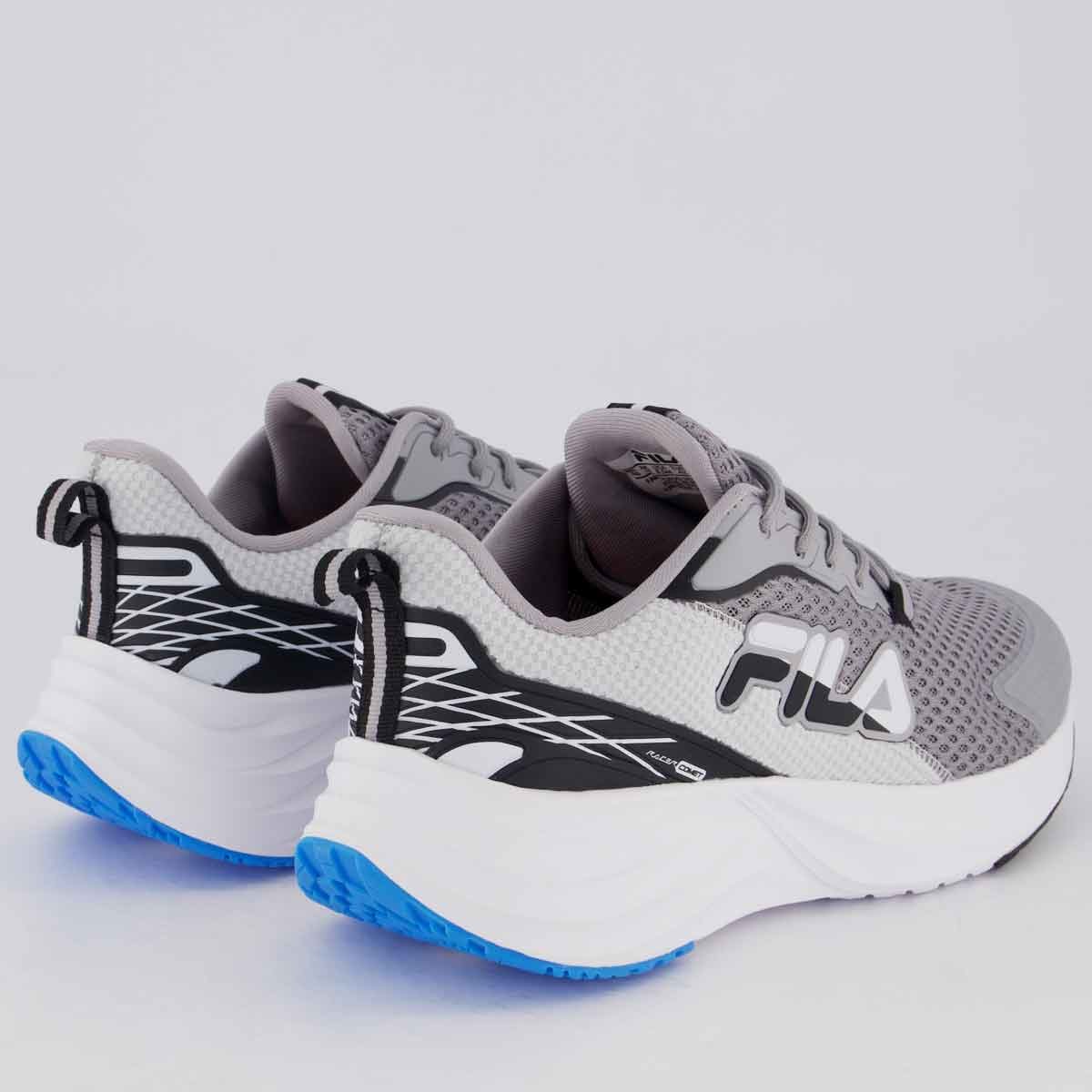 Tênis Fila Racer Comet Cinza e Preto Cinza/Preto 3