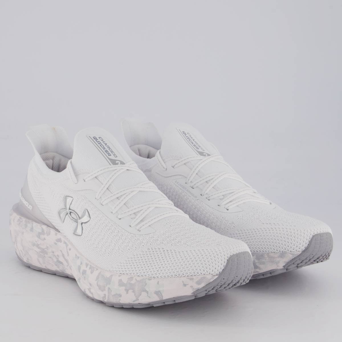 Tênis Under Armour Charged Quicker 2 Branco Branco 2