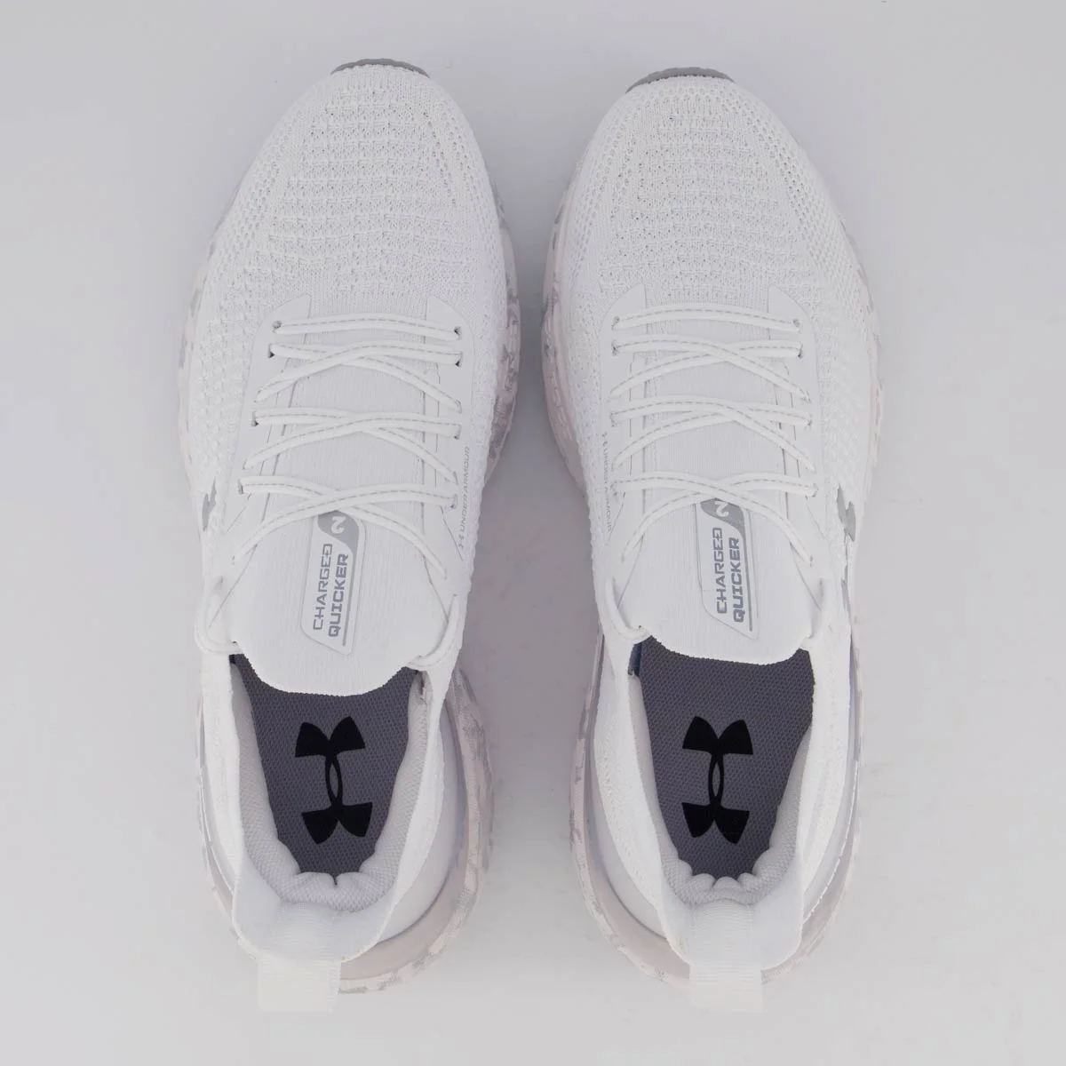 Tênis Under Armour Charged Quicker 2 Branco Branco 4