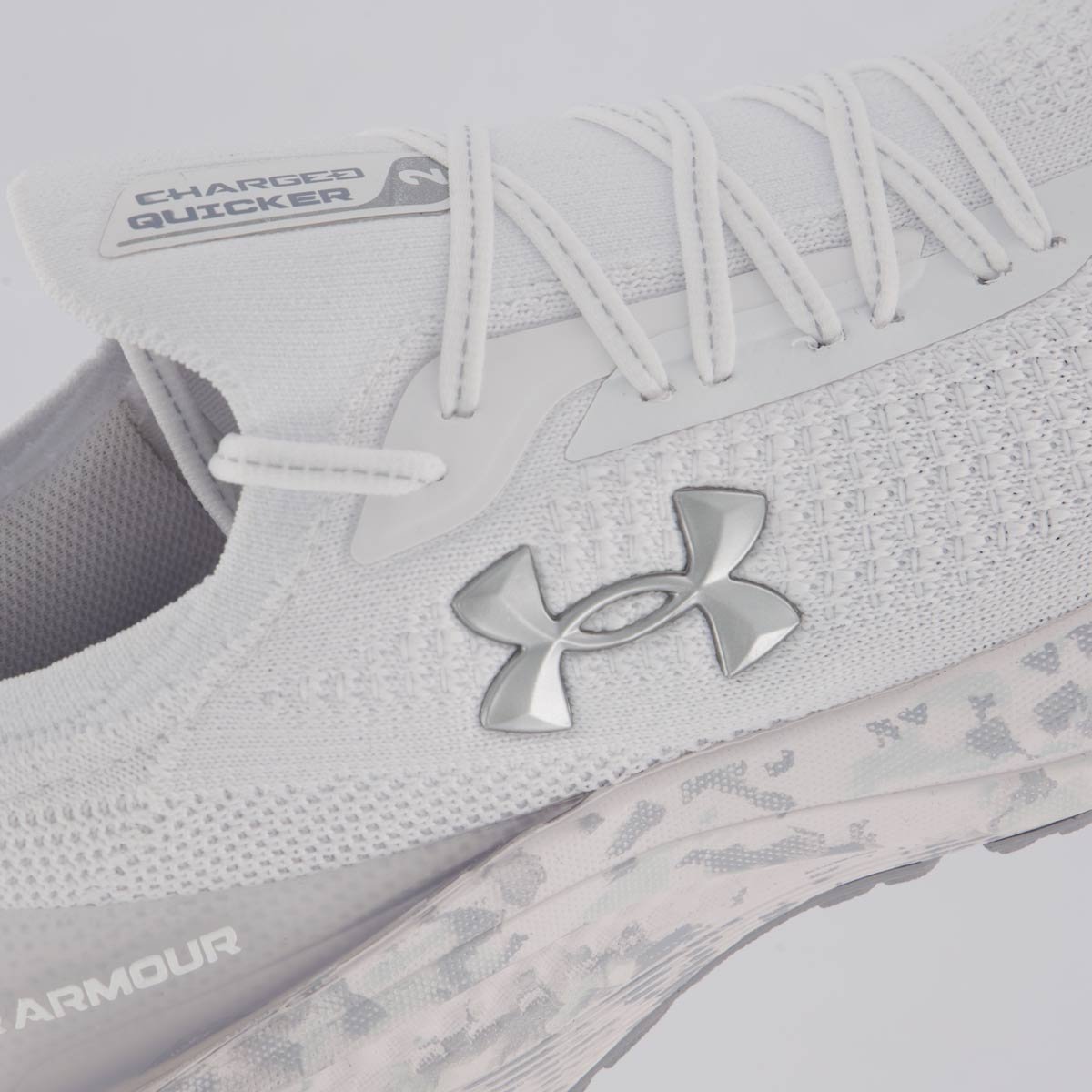 Tênis Under Armour Charged Quicker 2 Branco Branco 7