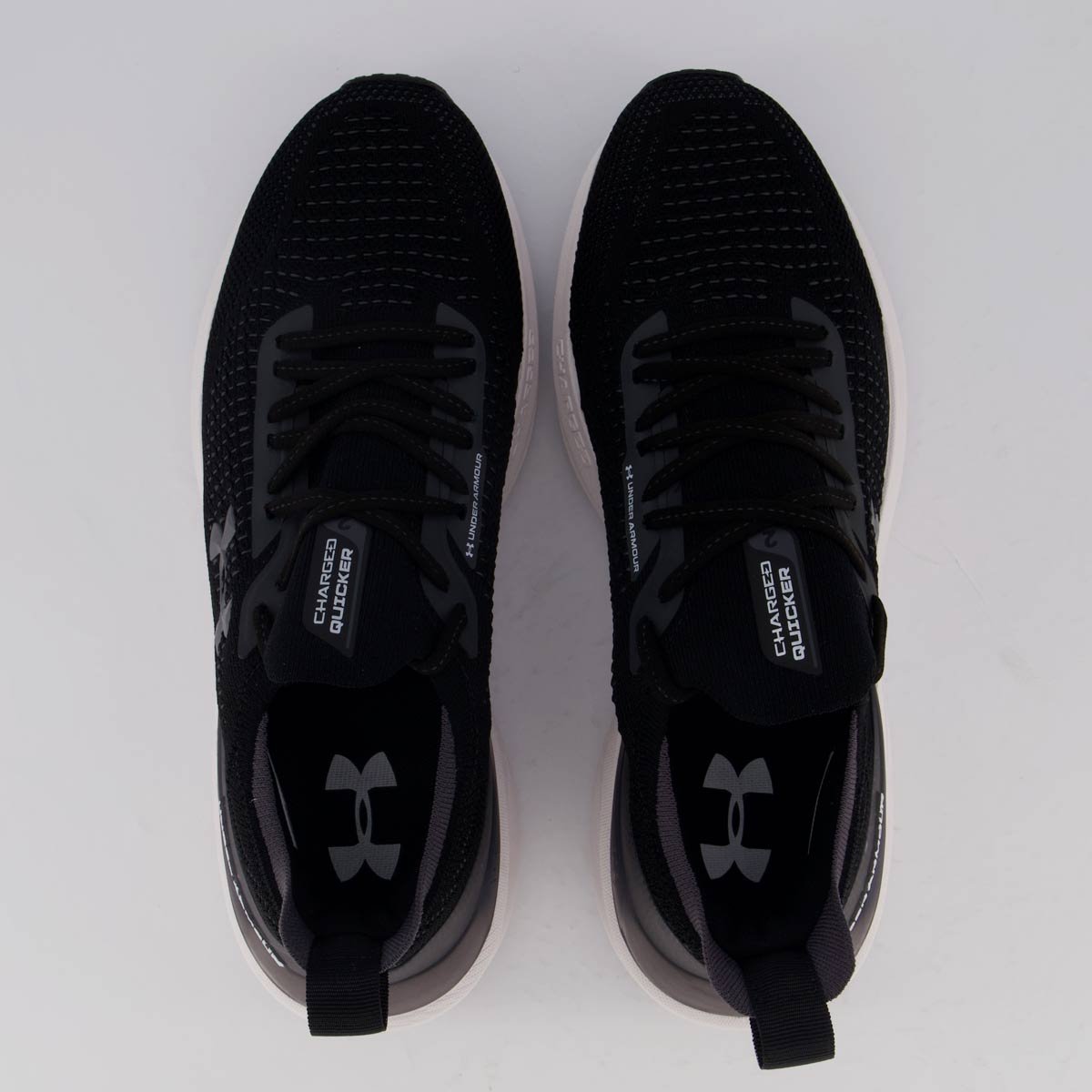 Tênis Under Armour Charged Quicker 2 Preto e Branco Preto/Branco 4