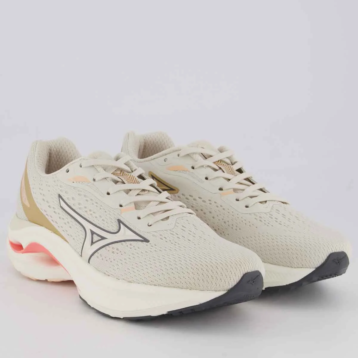 Tênis Mizuno Wave Vitality 6 Feminino Bege Bege 2
