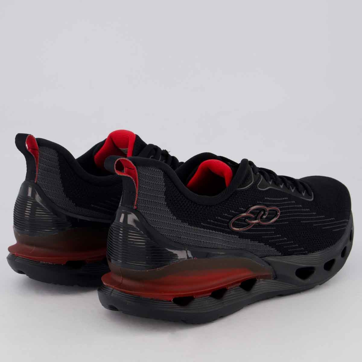 Tênis Olympikus Quartzo Preto e Vermelho Preto/Vermelho 3