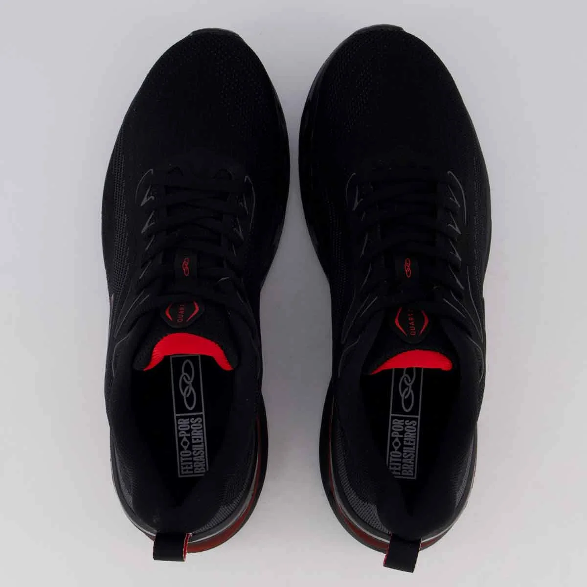 Tênis Olympikus Quartzo Preto e Vermelho Preto/Vermelho 4