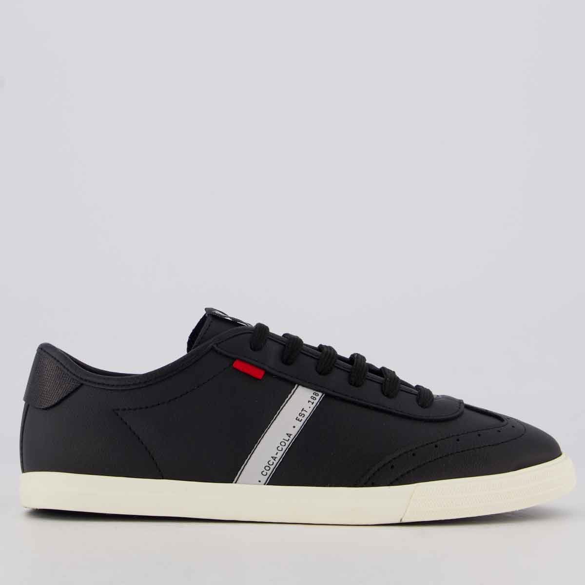 Tênis Coca Cola Glint Town Feminino Preto Preto 1