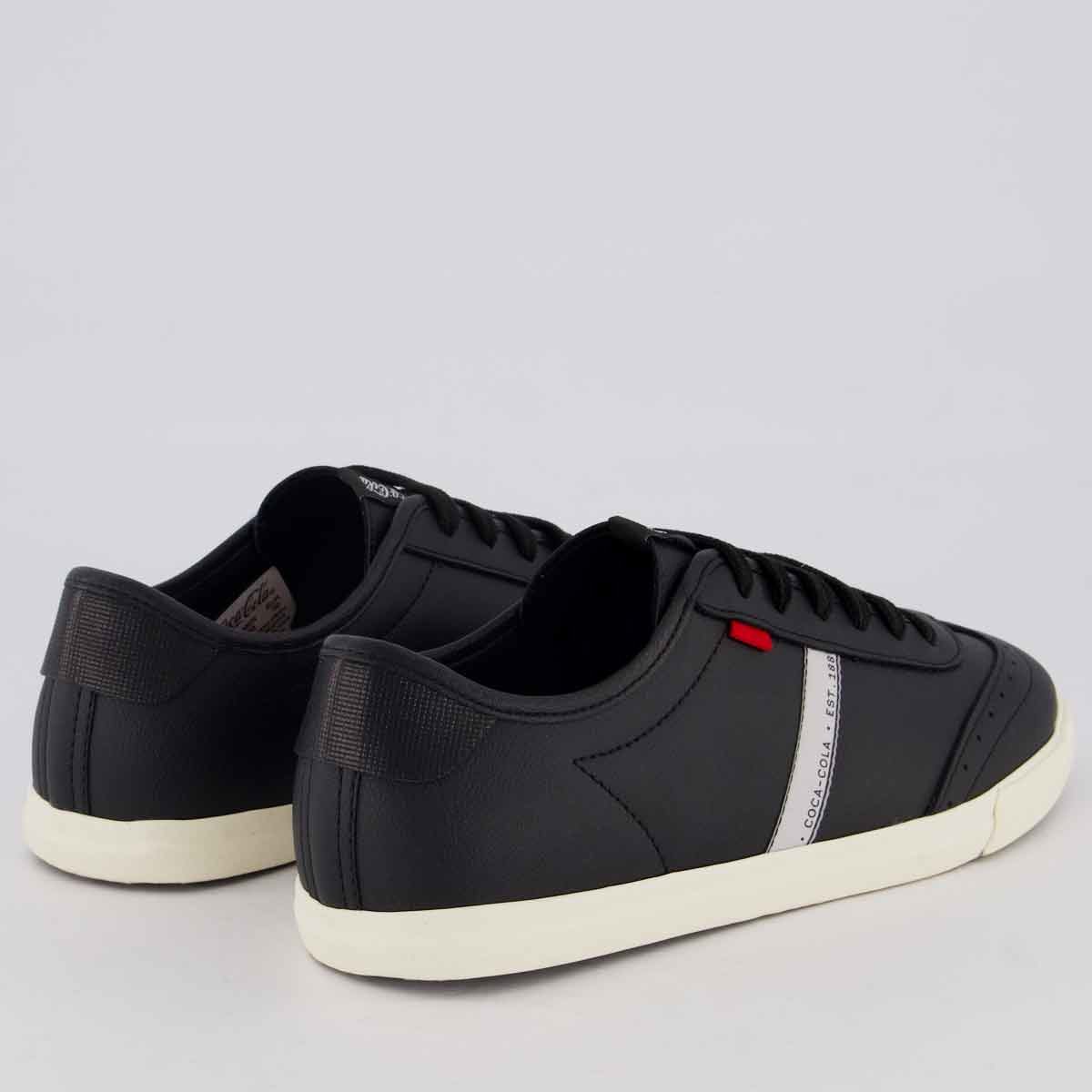 Tênis Coca Cola Glint Town Feminino Preto Preto 3