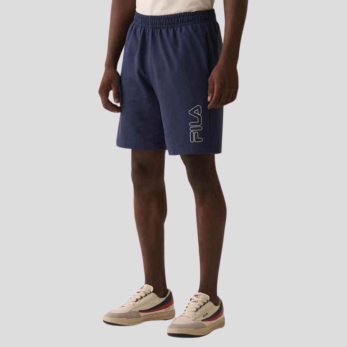 Bermuda Fila Outline Light Marinho Azul 4