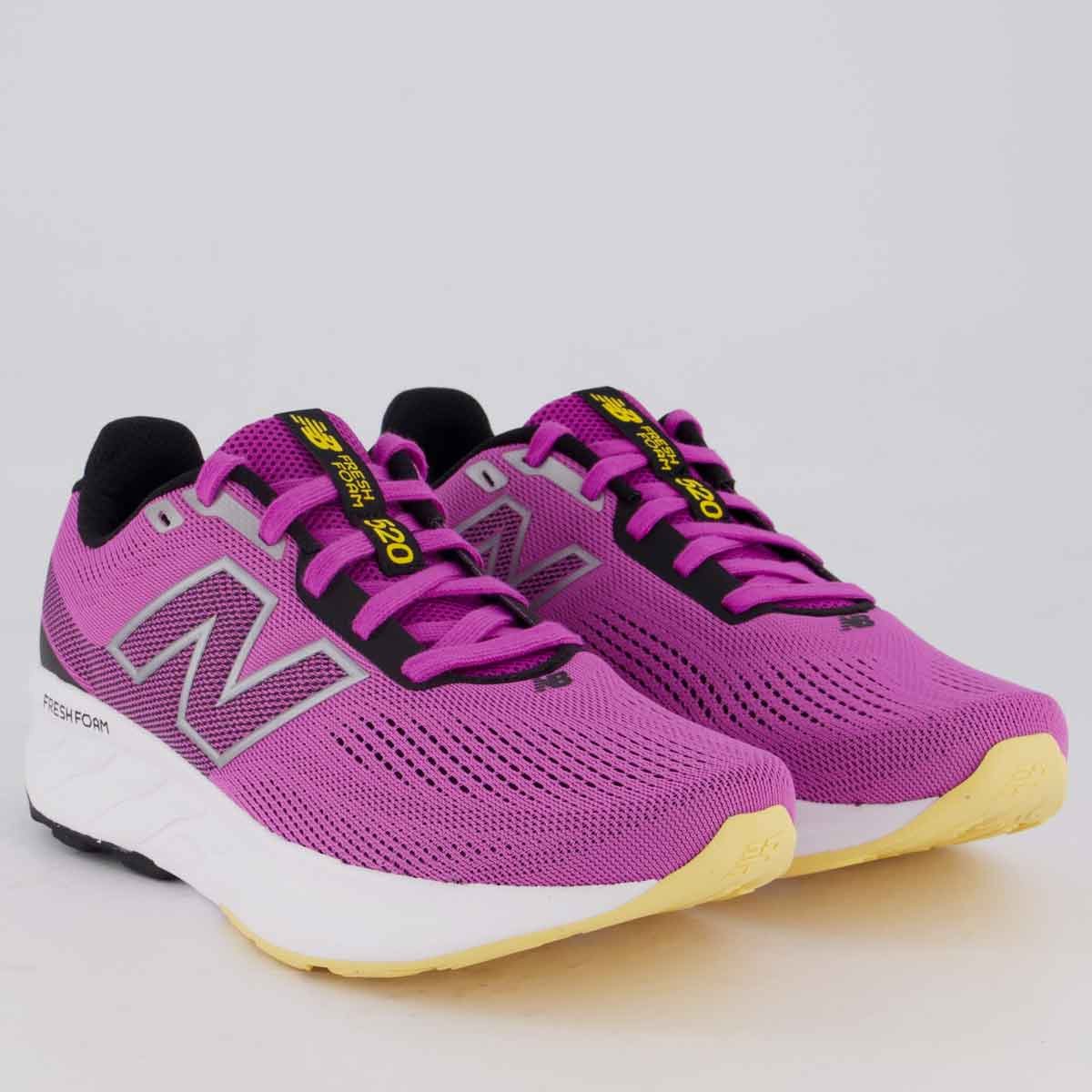 Tênis New Balance 520 V9 Feminino Roxo Roxo 2