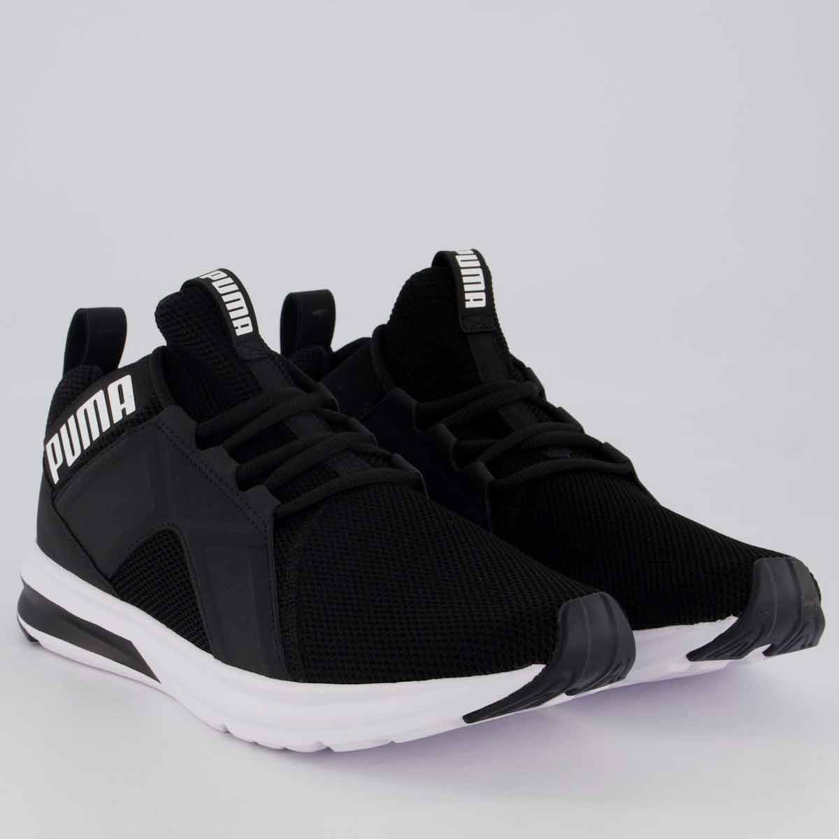 Tênis Puma Enzo Sport BDP Preto com Branco Preto/Branco 2