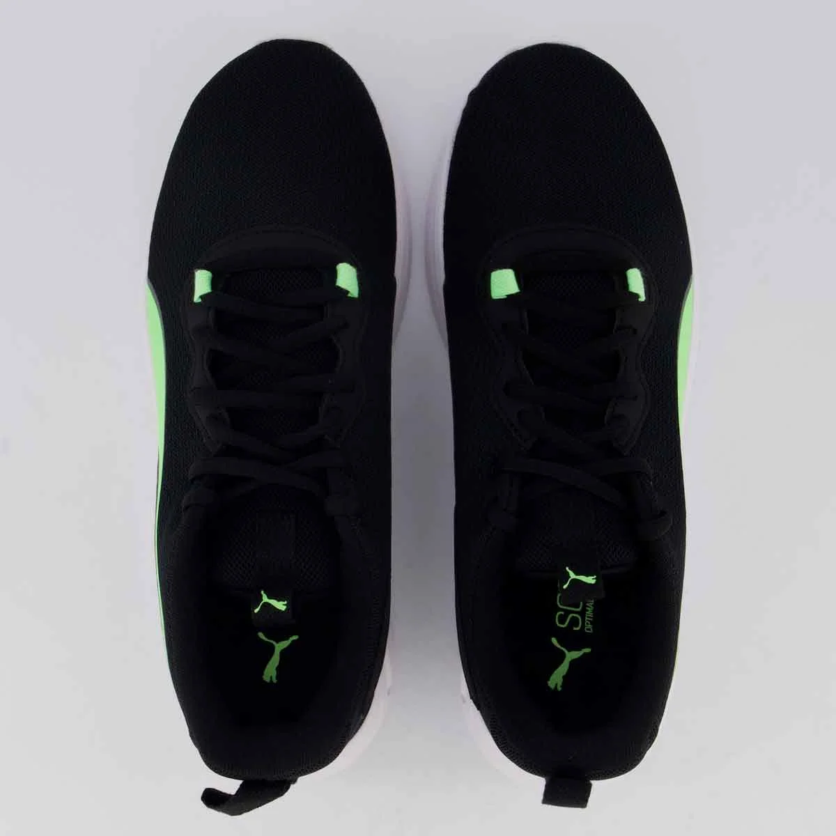 Tênis Puma Resolve Smooth Preto e Verde Preto/Verde 4