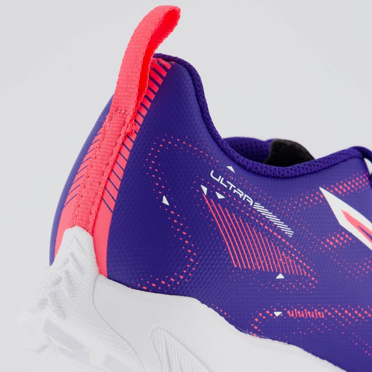 Chuteira Puma Ultra 5 TT Society Juvenil Azul Roxo 6