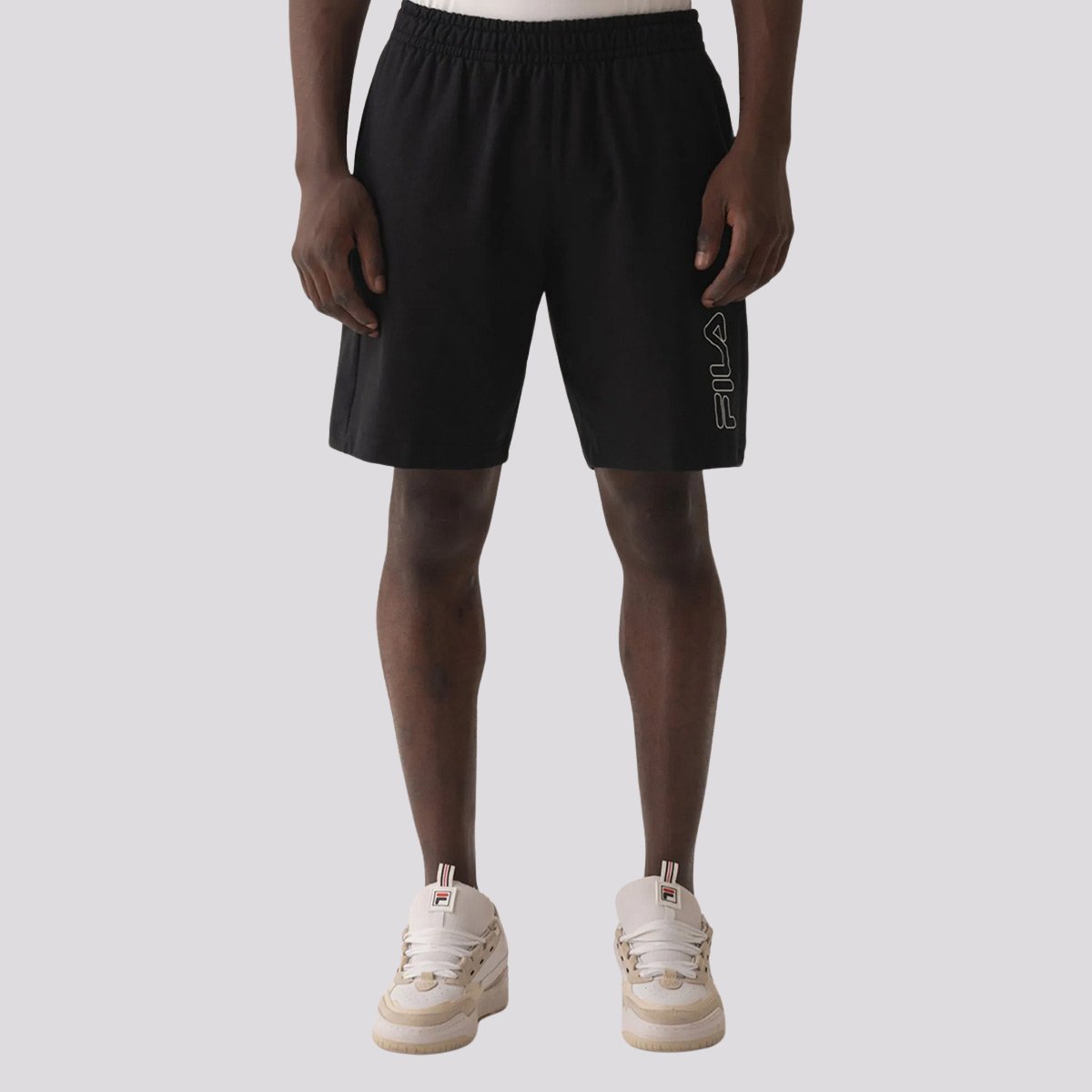 Bermuda Fila Outline Light Preto Preto 3