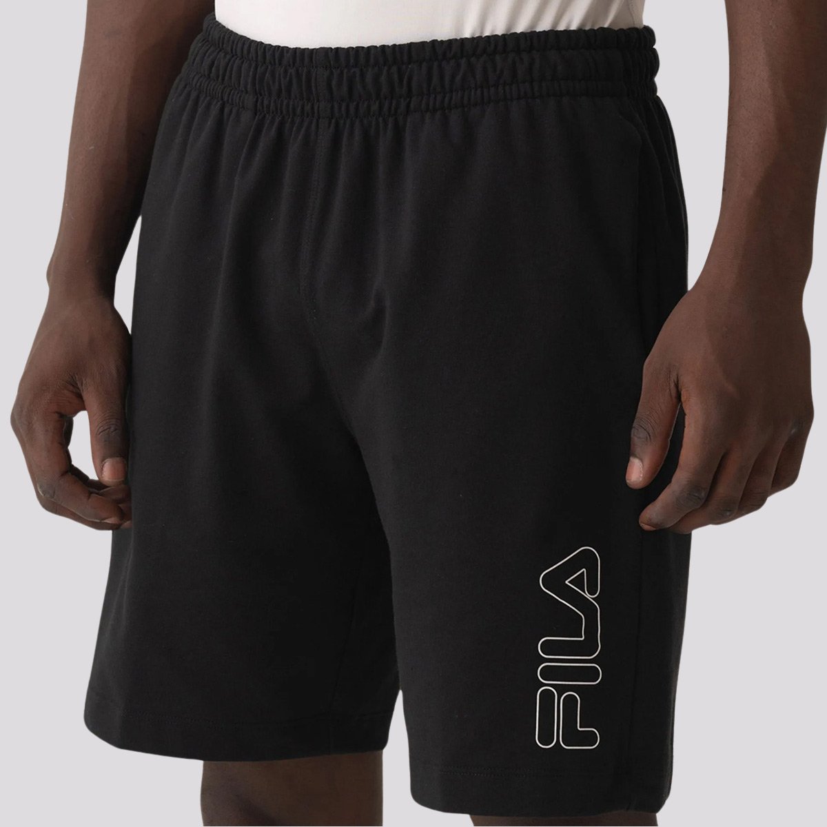 Bermuda Fila Outline Light Preto Preto 4