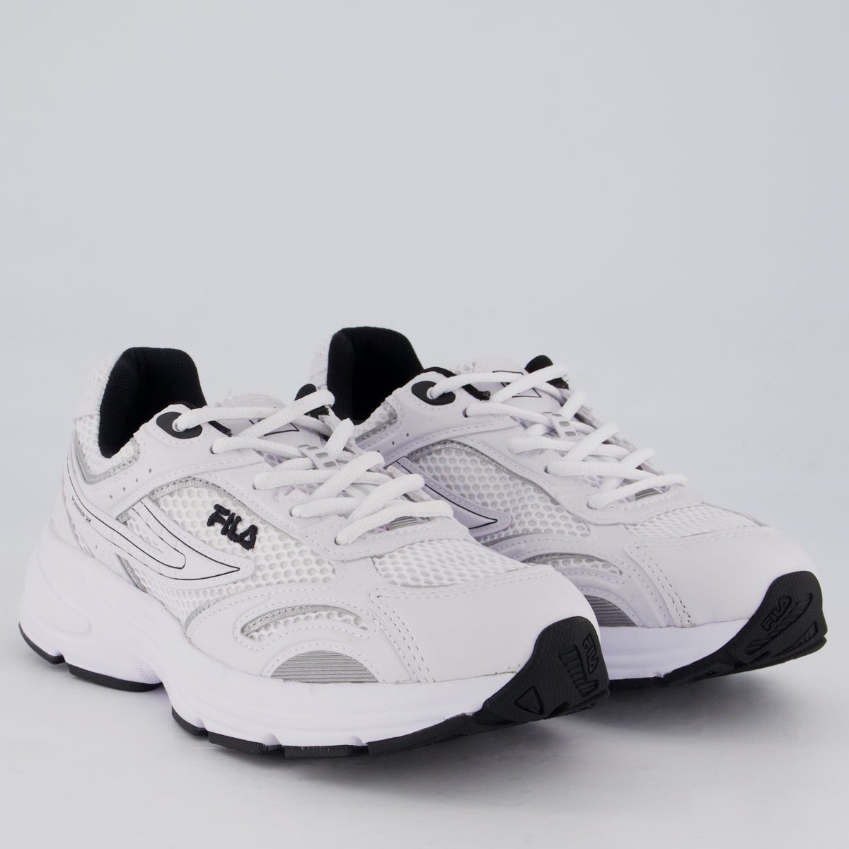 Tênis Fila Runner 2K Feminino Branco e Preto Branco/Preto 2