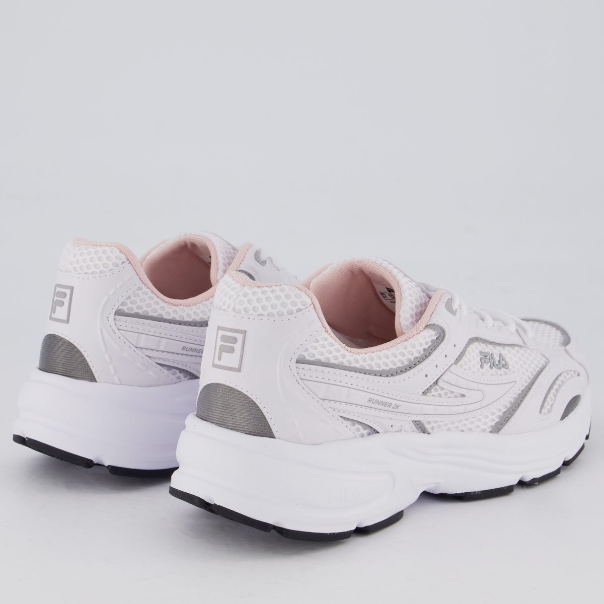 Tênis Fila Runner 2K Feminino Branco e Cinza Branco 3