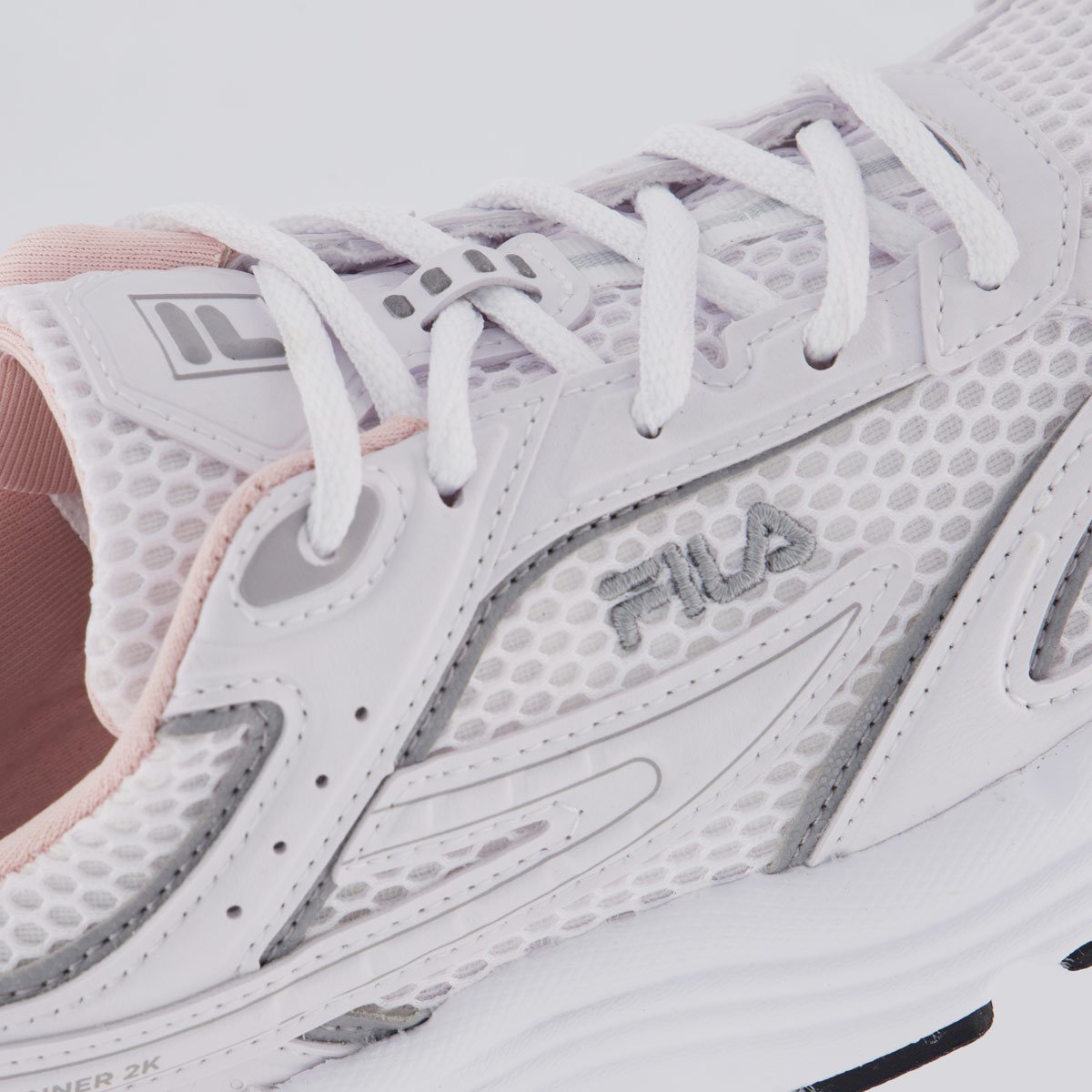 Tênis Fila Runner 2K Feminino Branco e Cinza Branco 7