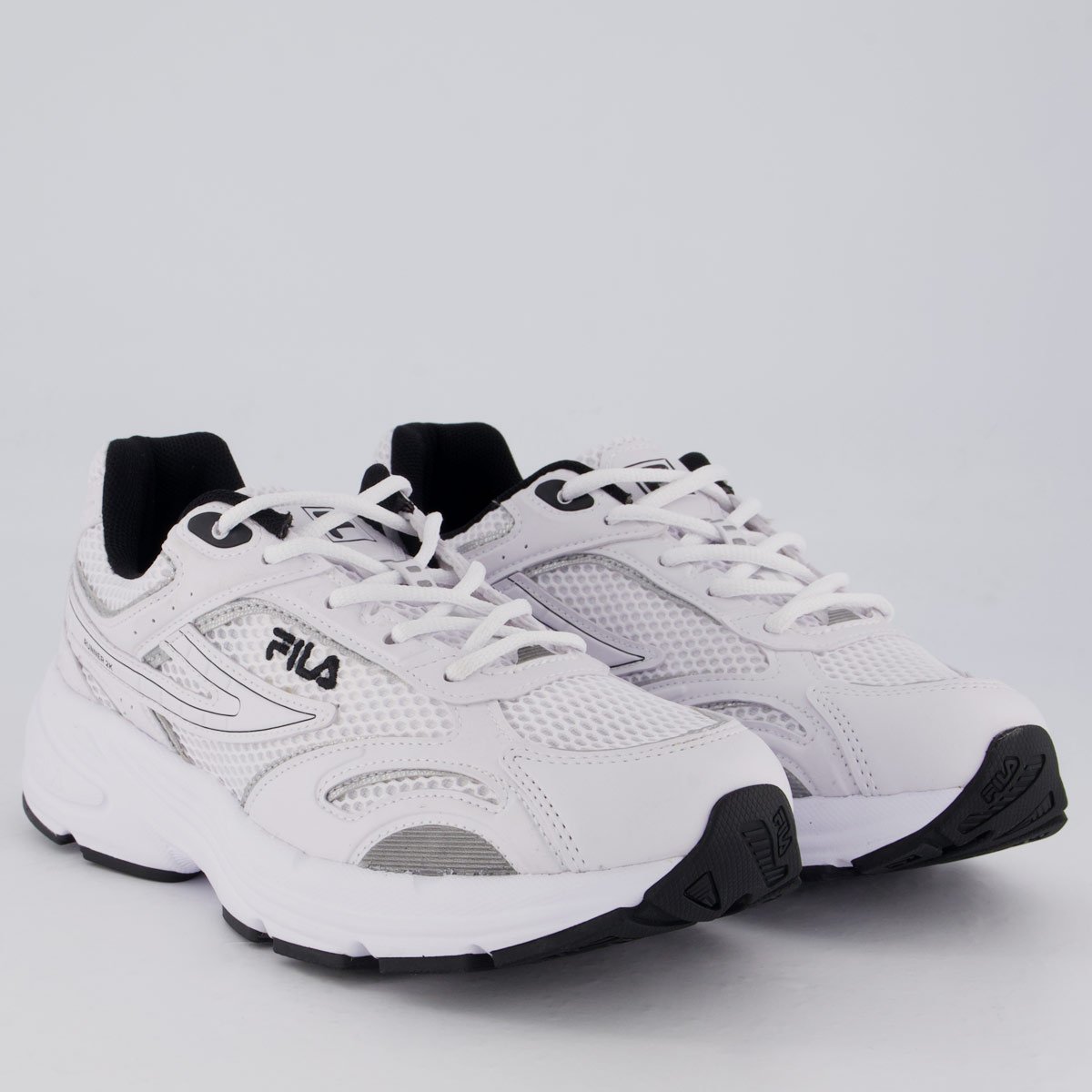 Tênis Fila Runner 2k Branco e Preto Branco/Preto 2