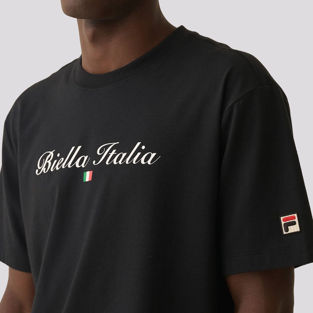 Camiseta Fila Biella Italia Preto Preto 3