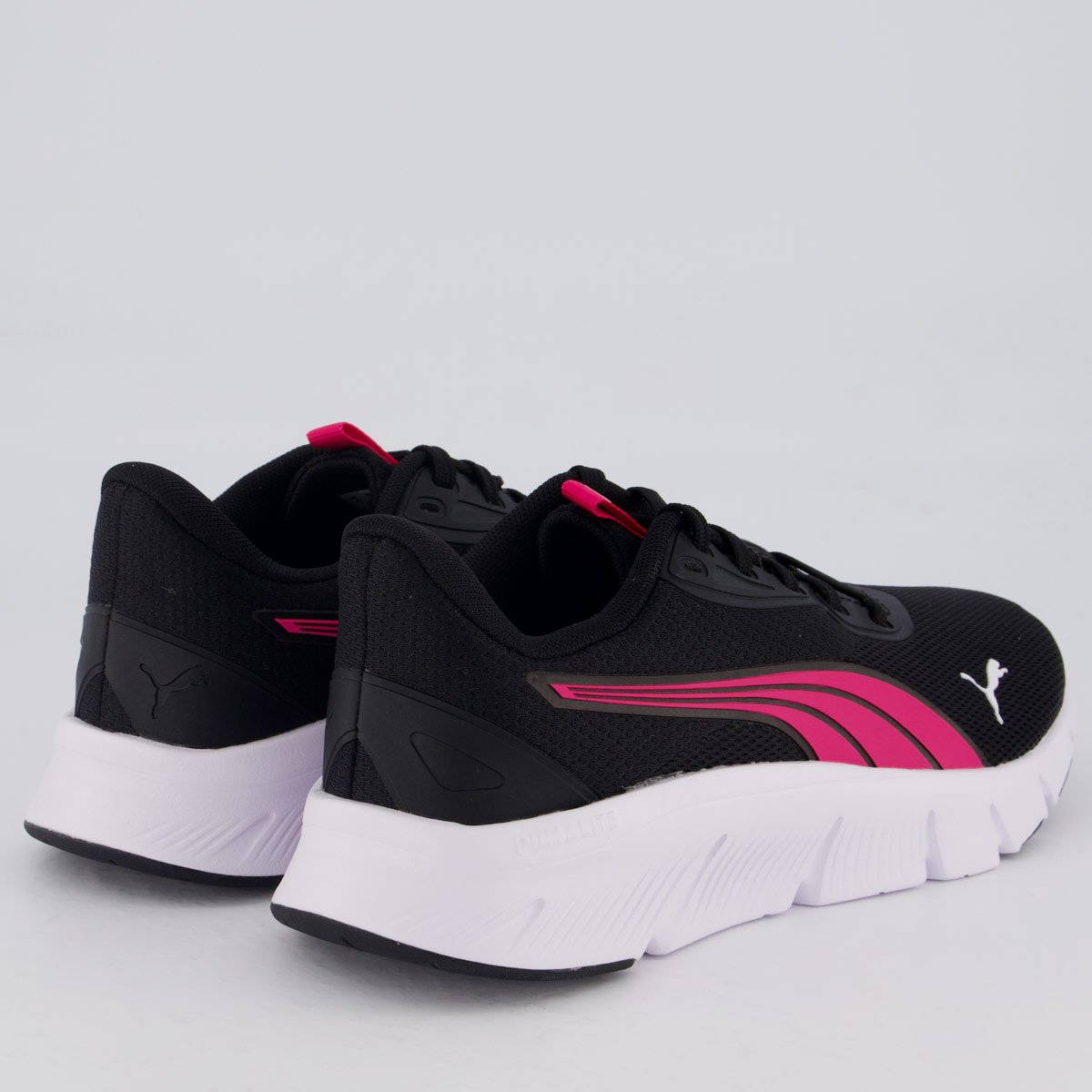 Tênis Puma Flexfocus Lite Modern Feminino Preto e Rosa Preto/Pink 3