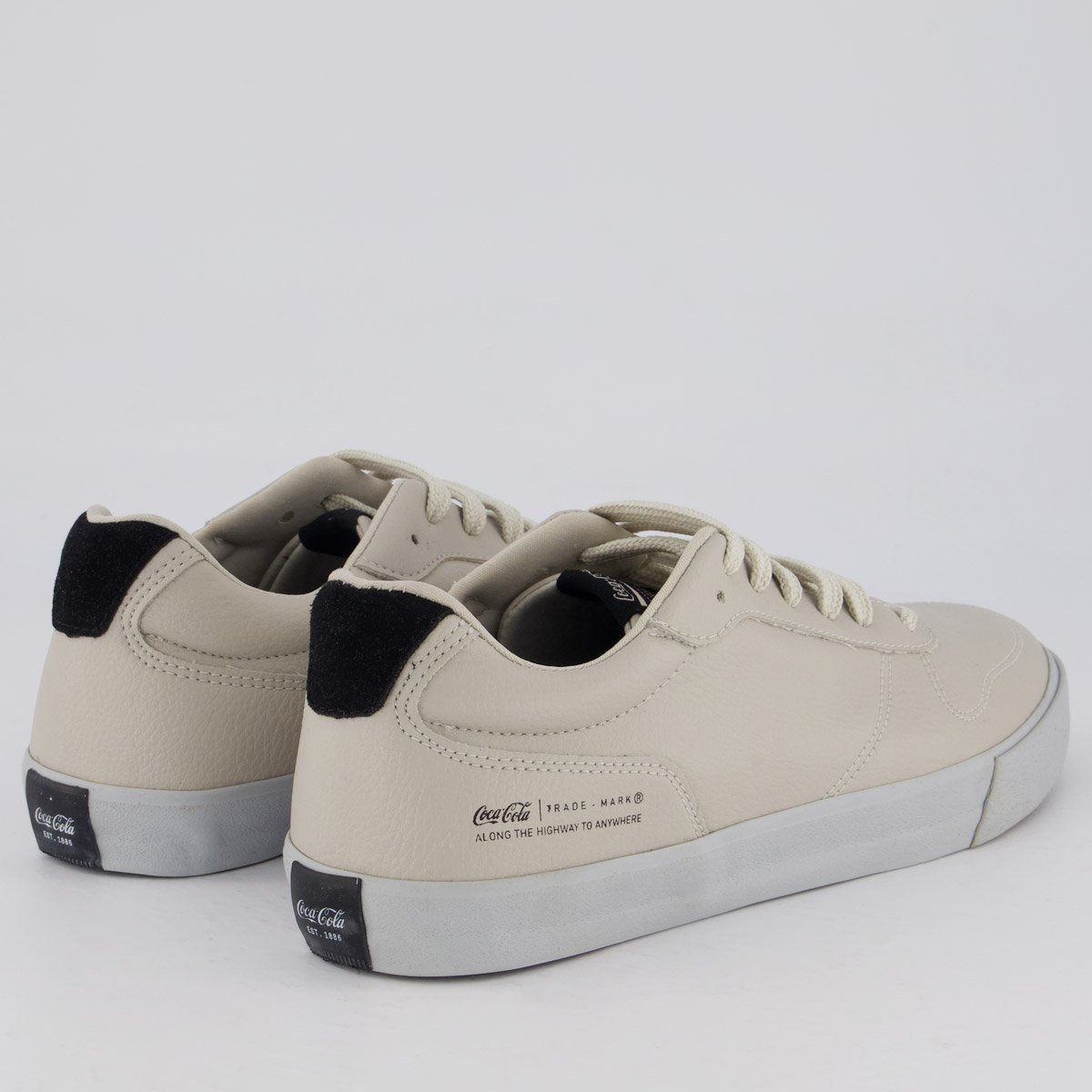 Tênis Coca Cola Thompson Town Bege Bege 3