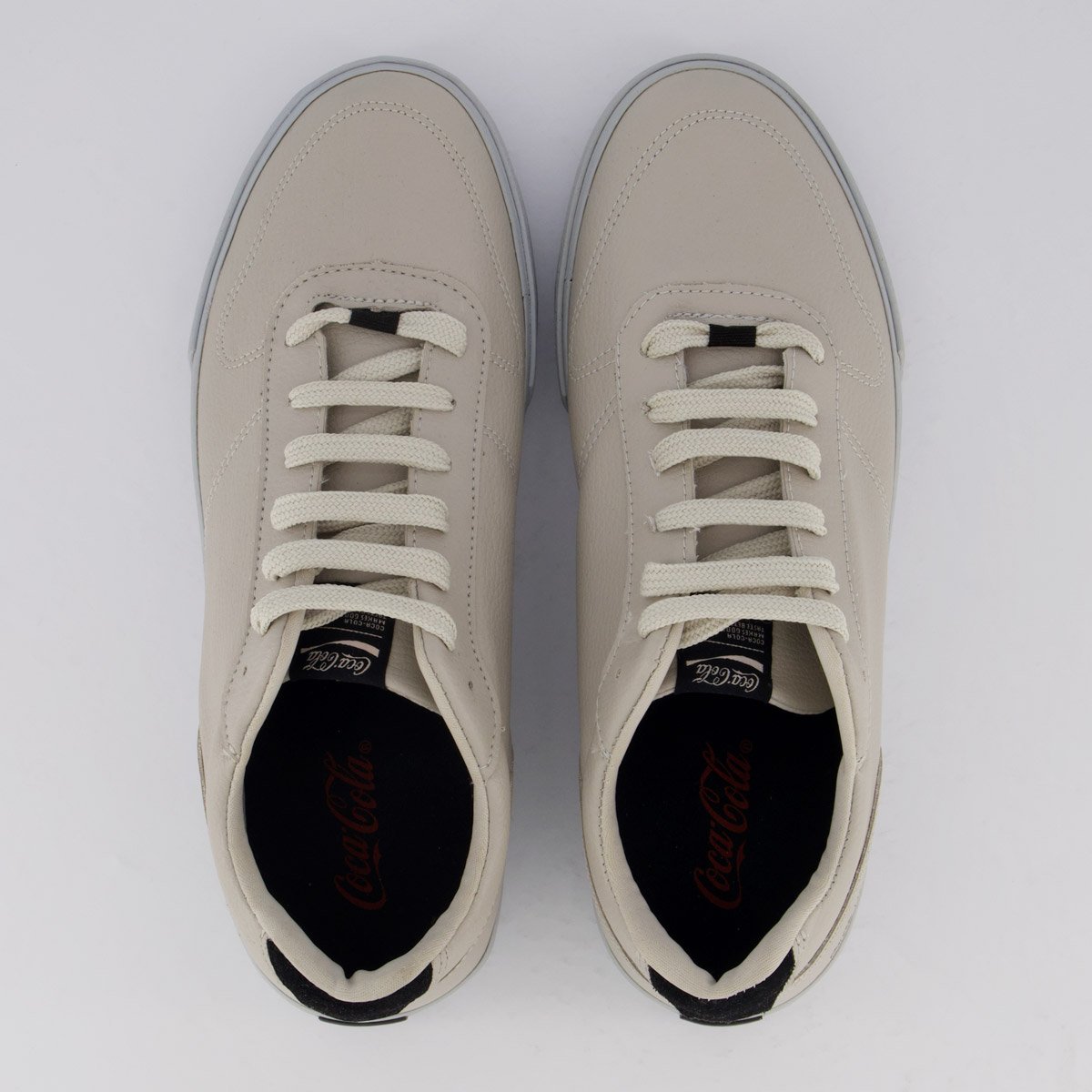 Tênis Coca Cola Thompson Town Bege Bege 4