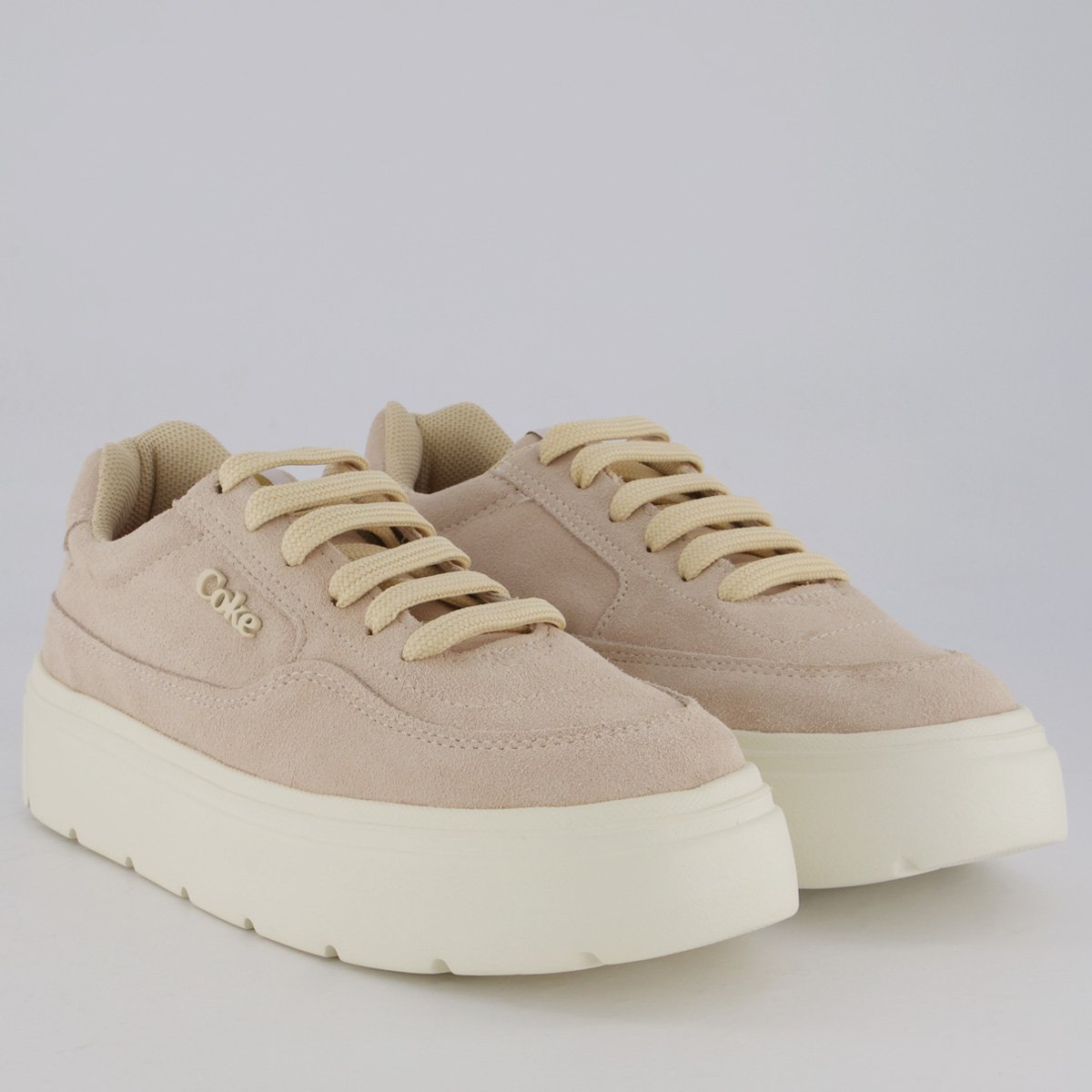 Tênis Coca Cola Rover Feminino Off White Nude 2